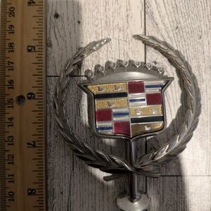 Cadillac Silver Car Emblem